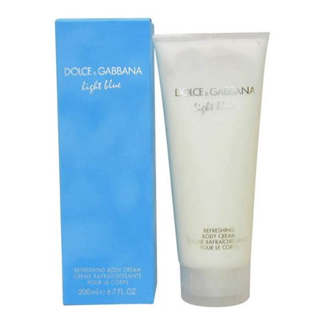 crema de corp dolce gabbana|dolce gabbana light blue body cream.